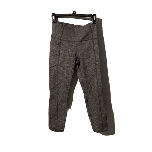 Athleta Pants - Athleta Workout‎ Pants Tights Small Heater Gray Side Pockets